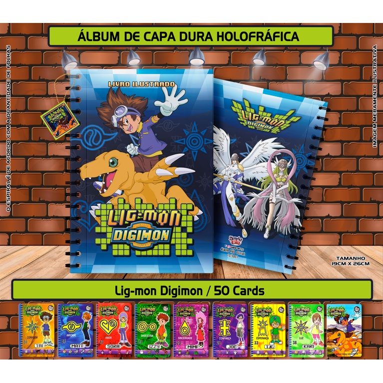 Álbum Digimon Lig-mon / Cards Elma Chips