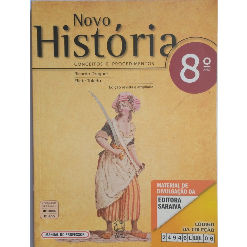 Livro - Novo História 8° Ano Conceitos E Procedimentos Manual Do ...