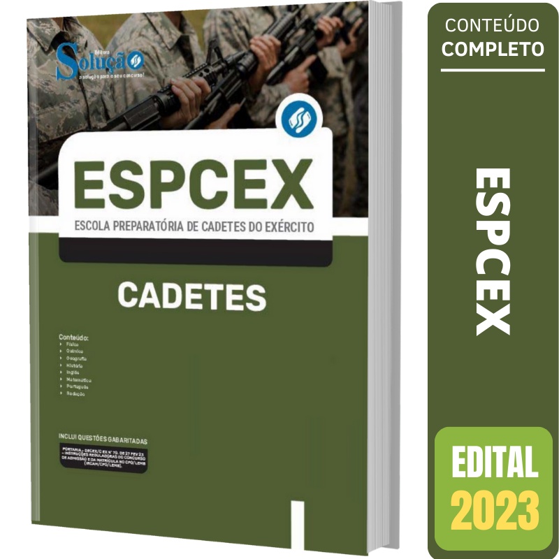 Apostila Digital Concurso Exército Brasileiro - 2022 Cadetes do Exército