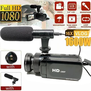 Câmera De Vídeo Digital HD 1080P Zoom 16x A 4k 60fps Gravação De Fotos De Profissional