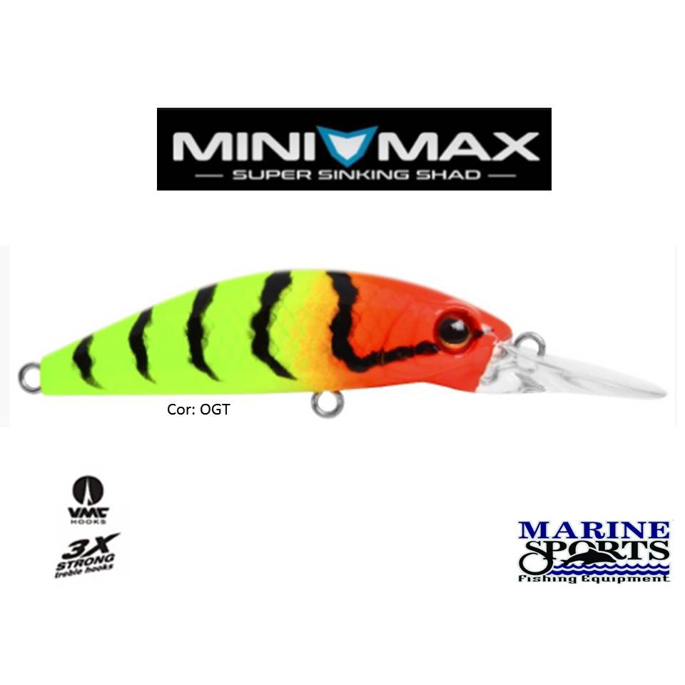 Isca Artificial Minimax 50S Marine Sports Mini Max Escolher Cor