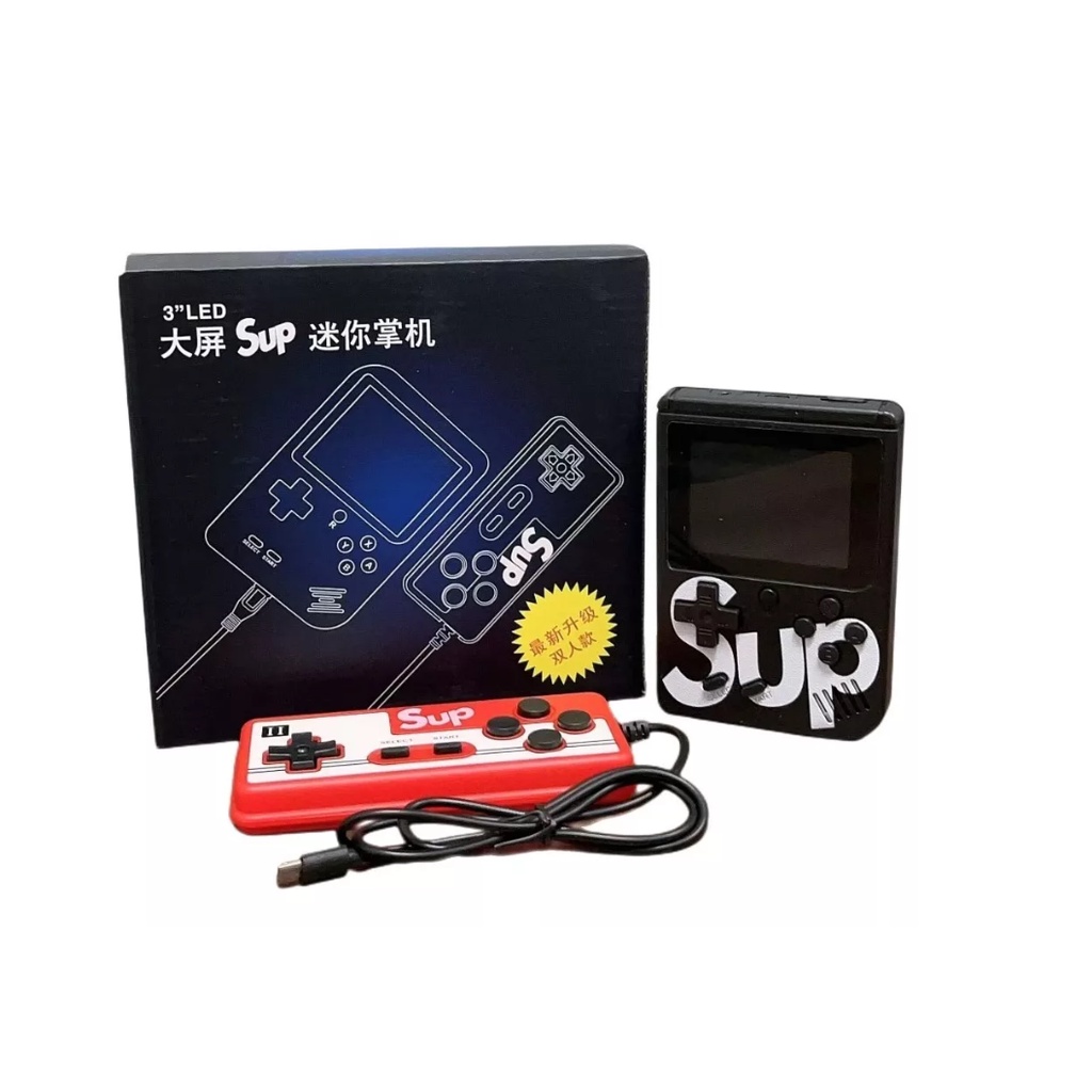 Mini Vídeo Game Boy Portátil Sup 400 Em 1 + Controle | Shopee Brasil
