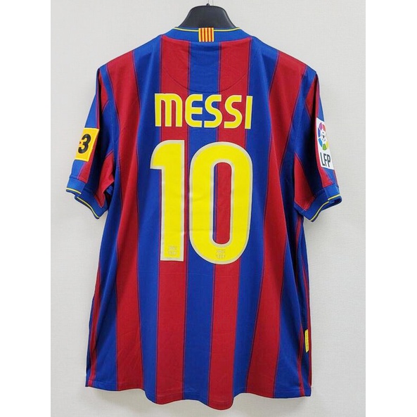 09-10 Retro Barcelona Home Jersey 2009-2010 Casas MESSI # 10 Camisa