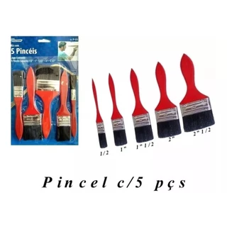 Kit Pintura Limpeza 5 Pinceis Western