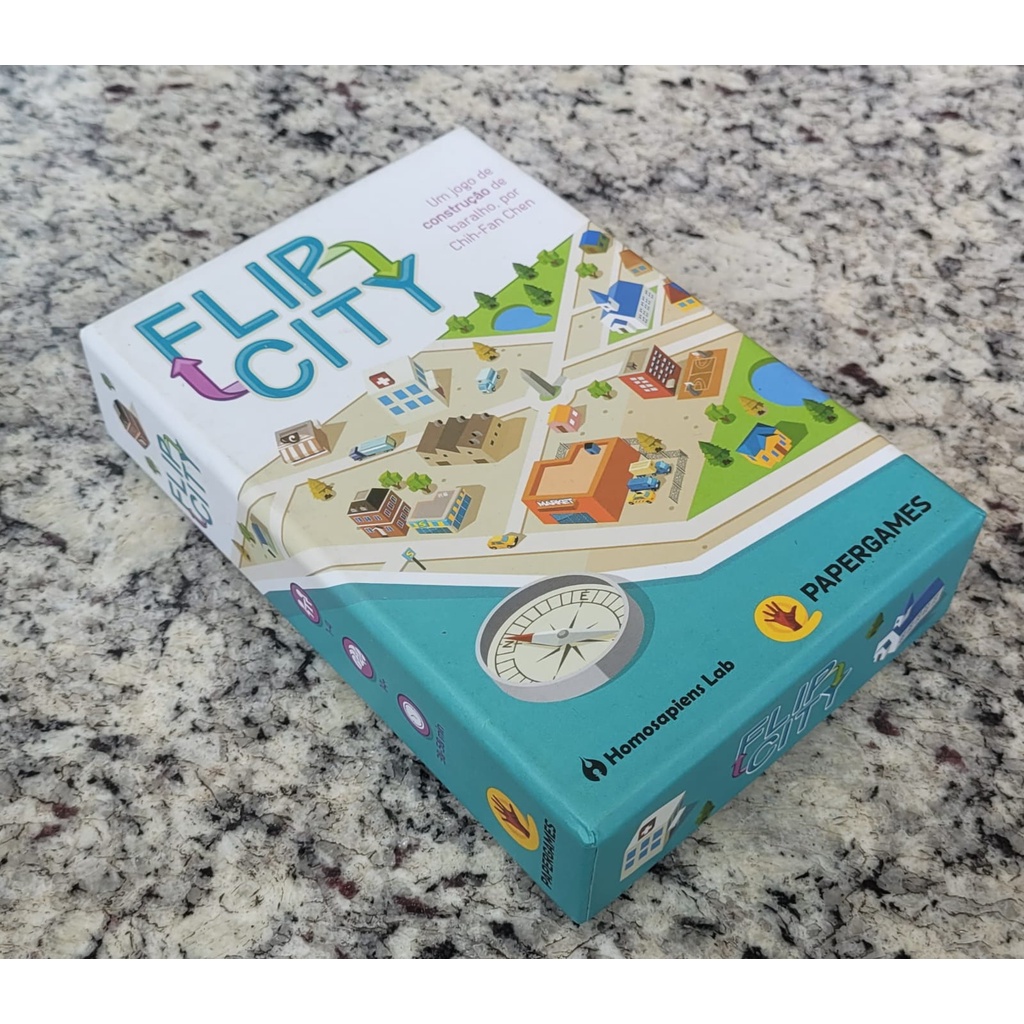 Flip City Board Game Jogo de Tabuleiro Shopee Brasil