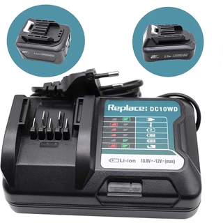 Carregador De Bateria De Lítio DC10WD Para Makita 10.8V 12V BL1016 BL1040B BL1015B