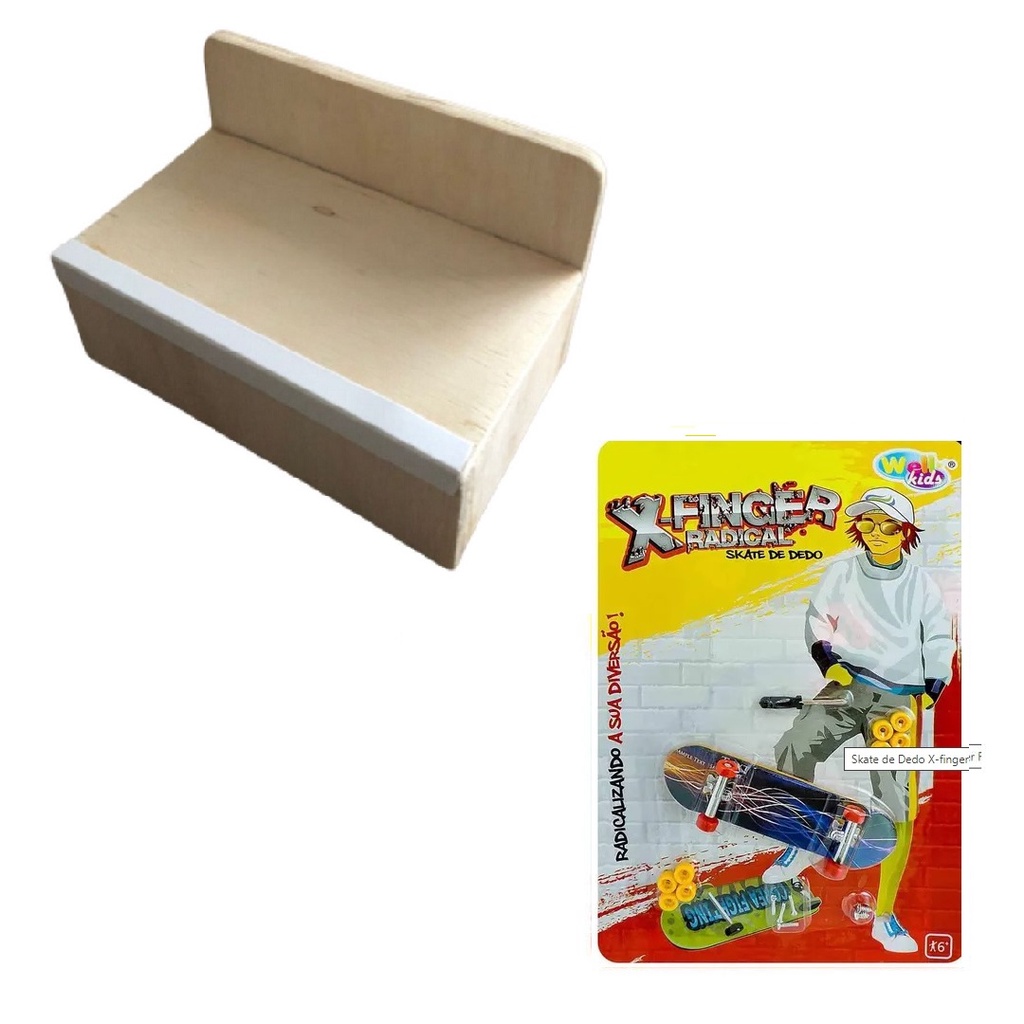 Fingerboard Skate De Dedo + Obstáculo Tipo Manual Pad Shopee Brasil