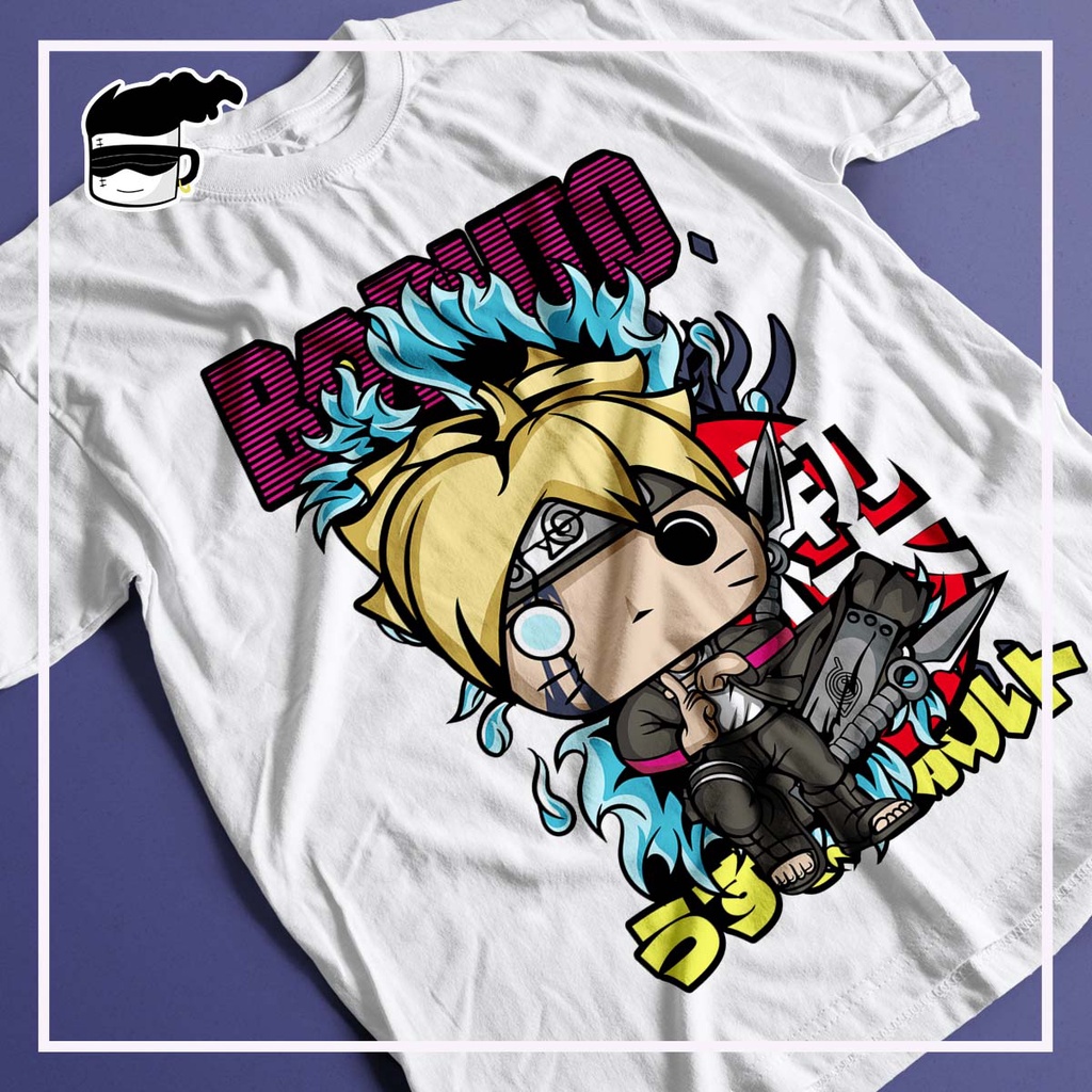Camiseta Boruto Funko Unissex Blusa Anime Naruto