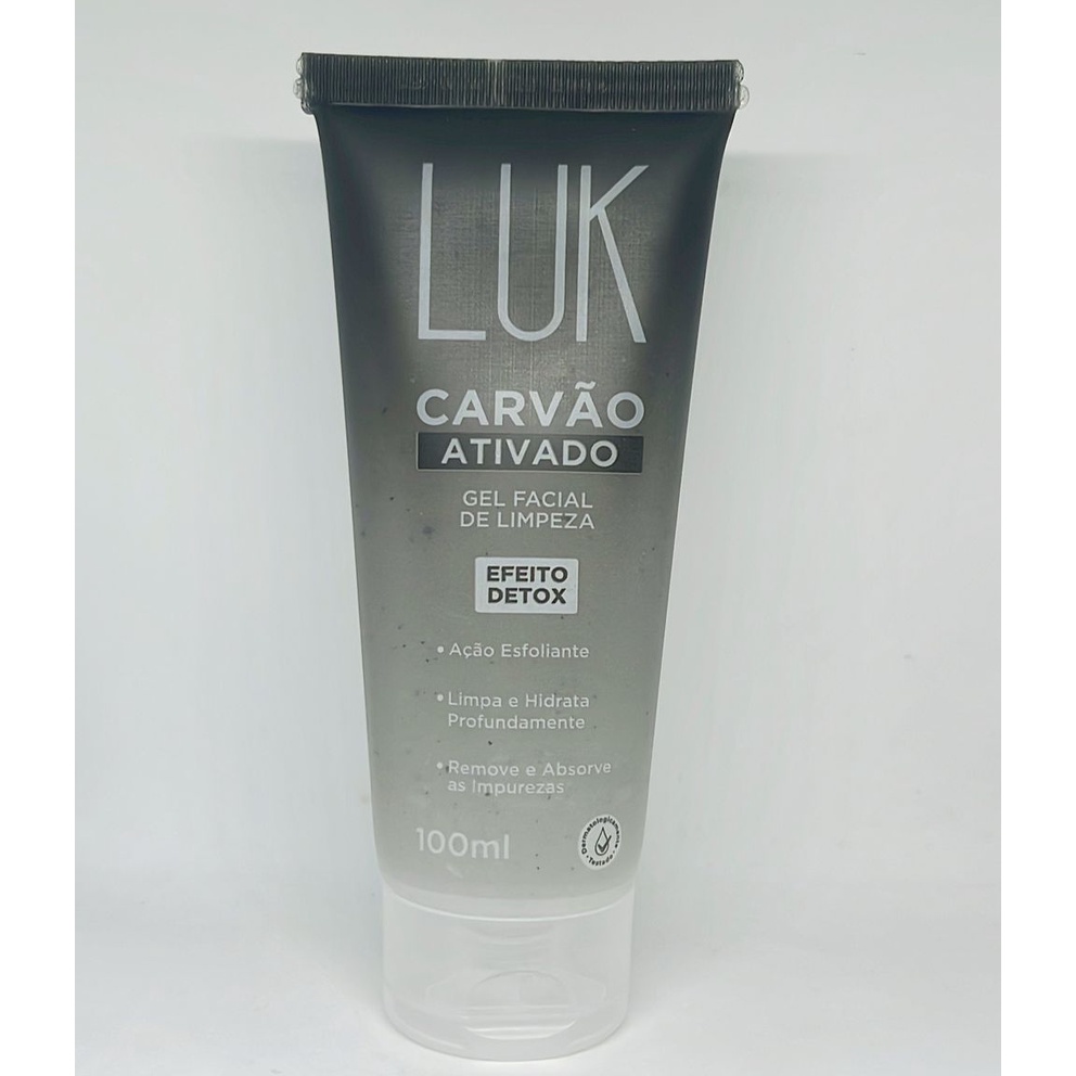 GEL DE LIMPEZA FACIAL CARVAO ATIVADO - LUK | Shopee Brasil