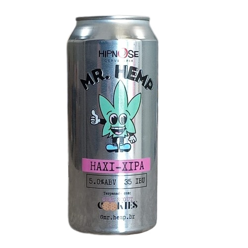 Cerveja Terpenada Hipnose Mr. Hemp HAXI IPA 473ml