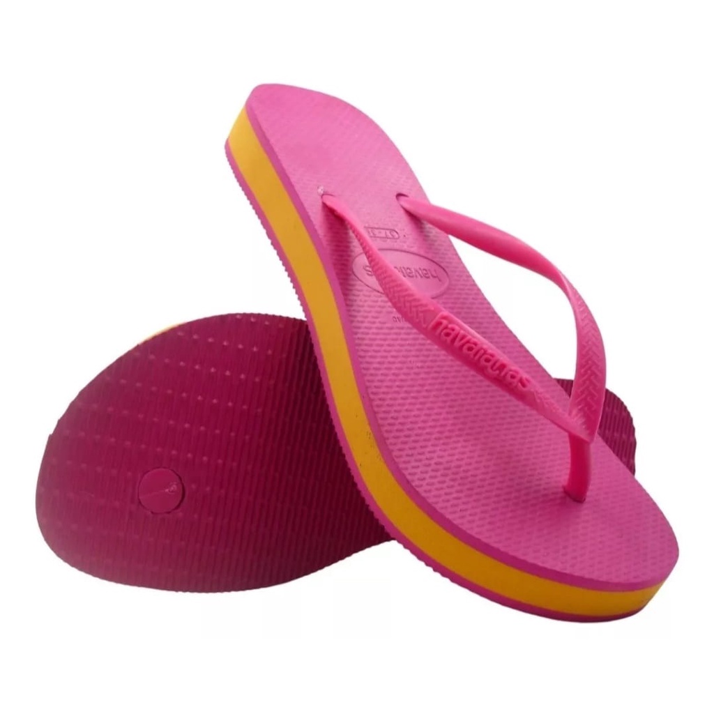 Tamanco Havaianas Slim Flatform Fc Original Salto 2 Cm - De um UP no ...