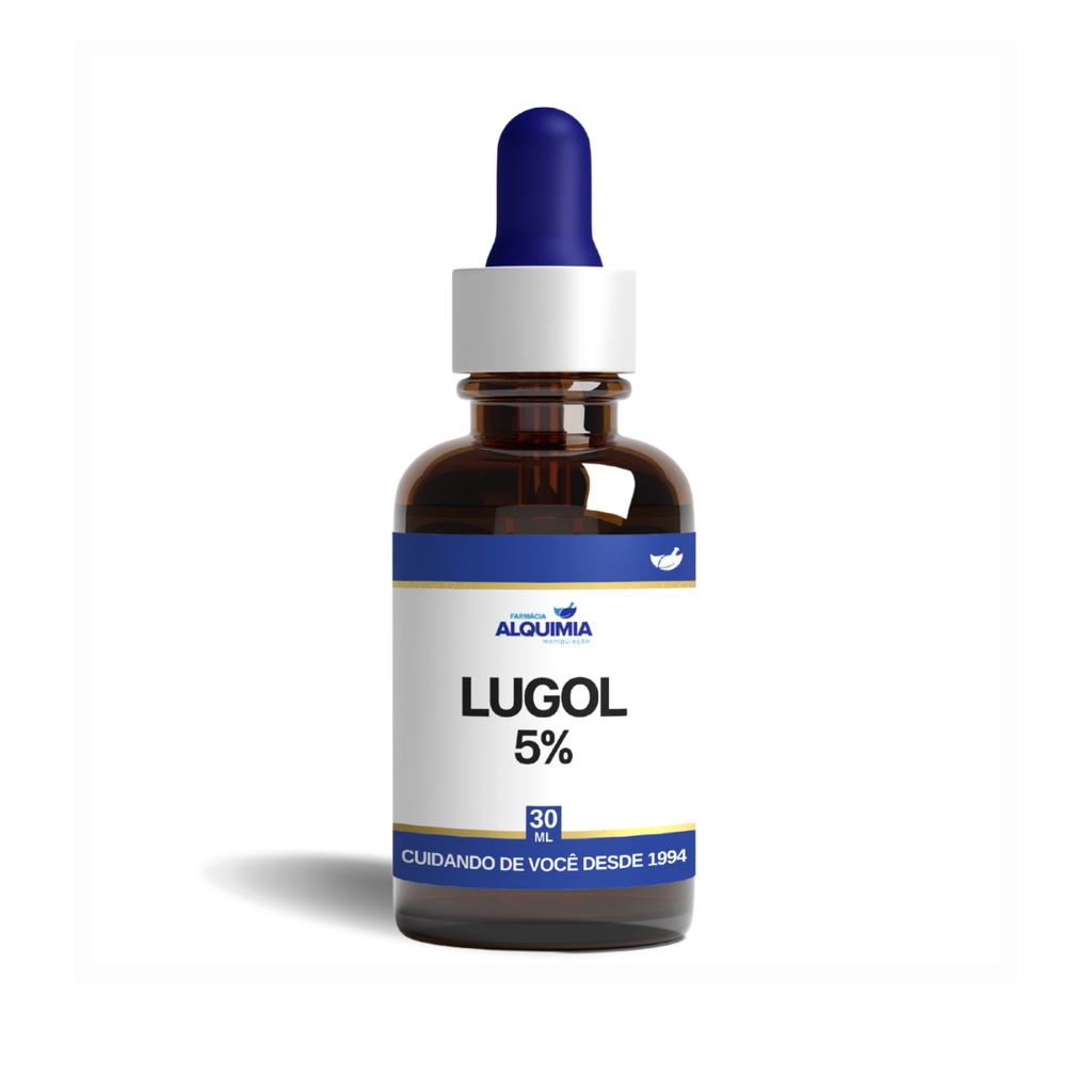 Iodo Inorgânico 5% 30 ML - Lugol Original