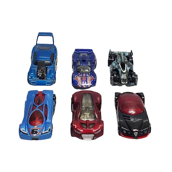 Lote 06 Carrinhos Miniatura Hotwheels Kit 15