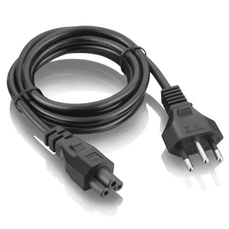 Cabo De Energia Para Fonte De Notebook Cabo Tripolar 3 Pinos Para Fora