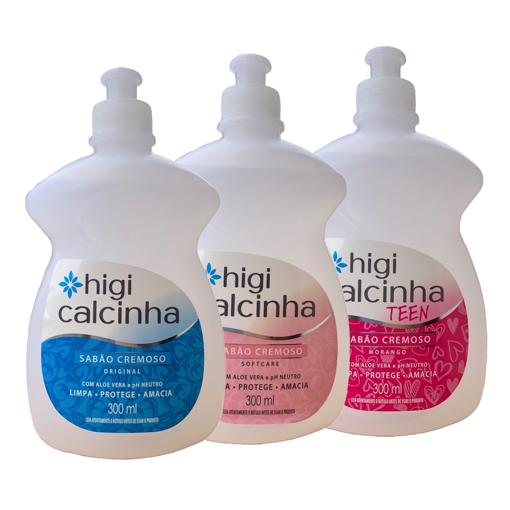 Sabão Cremoso Daxx Higi Calcinha 300ml Lavagem de Roupas Íntimas ...