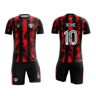 Uniforme Jogador Futebol Camiseta e Calção Dry Fit Personalizado
