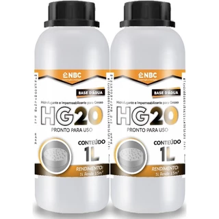 Hidrofugante Impermeabilizante HG20 Para Vaso de Gesso 2 litros Pronto para Uso