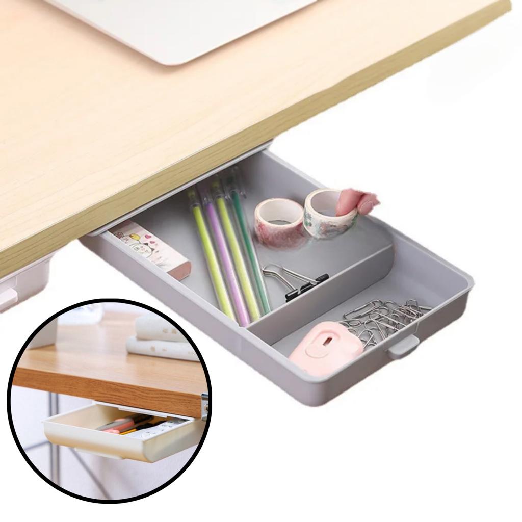 Gaveta Adesiva Escondida Gaveta Porta Treco Organizadora | Shopee Brasil