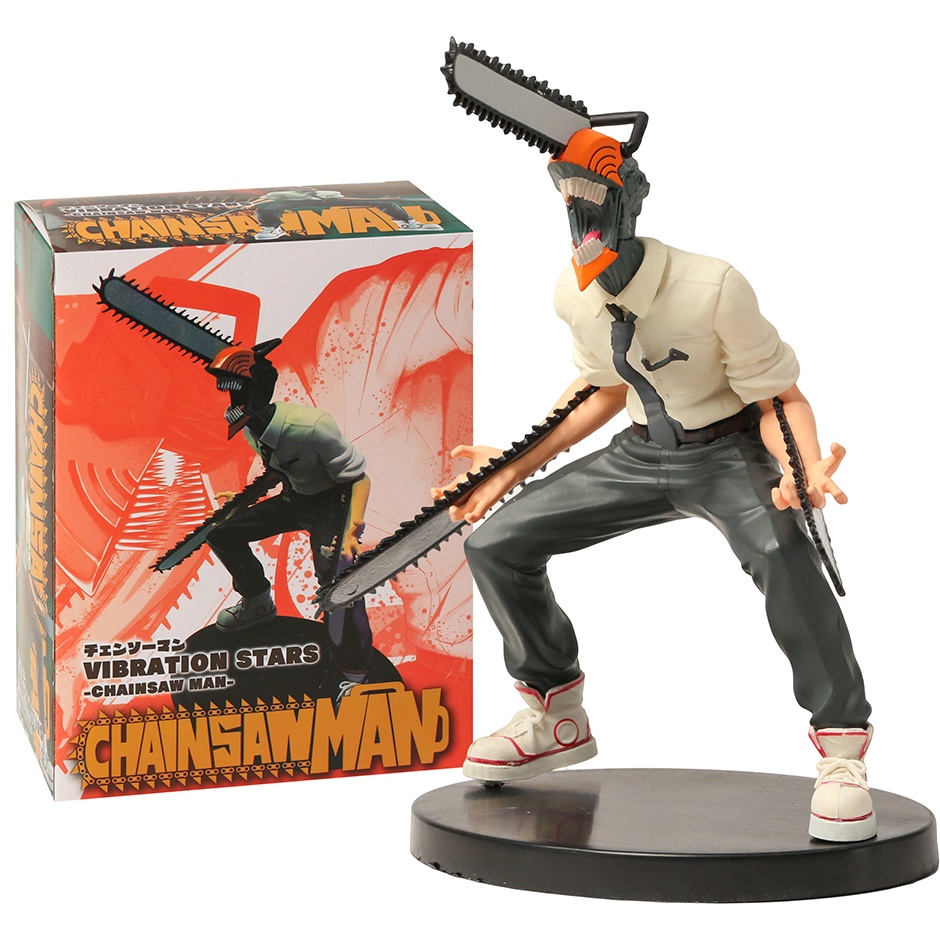 Boneco Decorativo Homem Motosserra Chainsaw Man Anime
