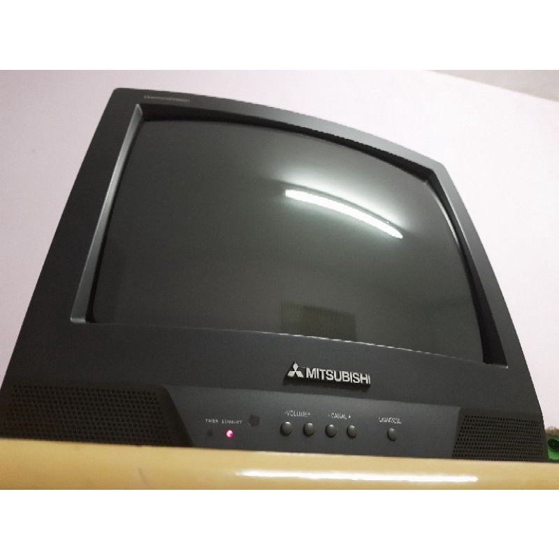 Tv Mitsubishi 14 Polegadas em perfeito estado + controle + conversor ...