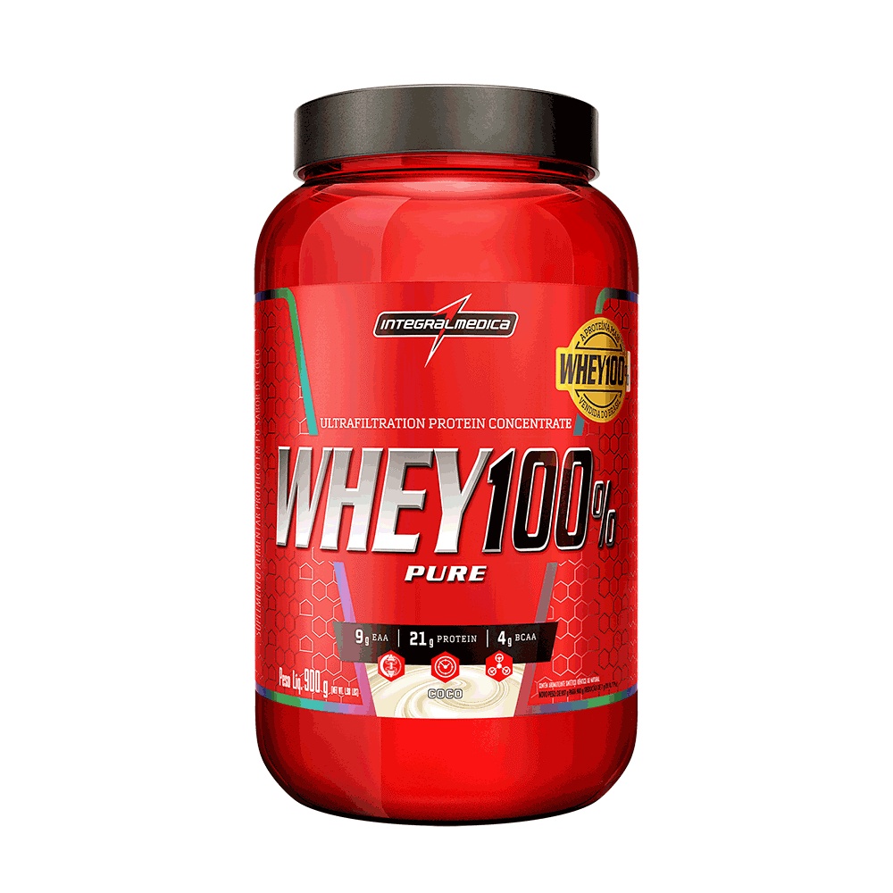 Whey 100% Pure Sabor Coco 907g – Integralmédica