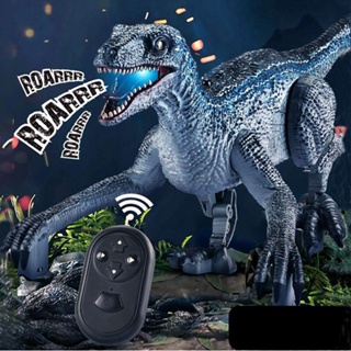 2.4g rc dinossauro brinquedos robô jurássico parque raptor