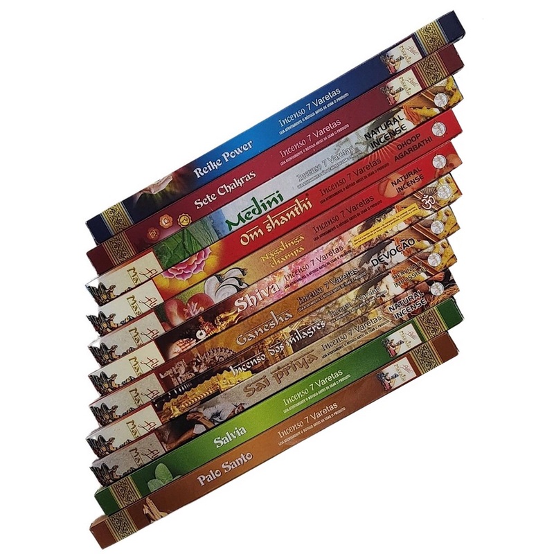 Incenso Flute Masala (kit 10 Caixas Sortidas)