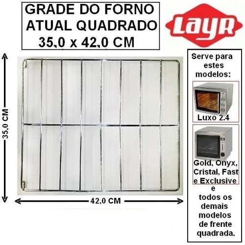 Grade para forno Layr - selecione a medida