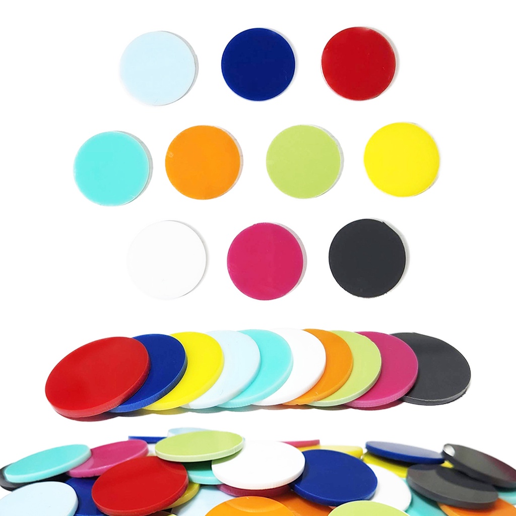 Kit de Tokens em Cores Variadas RPG