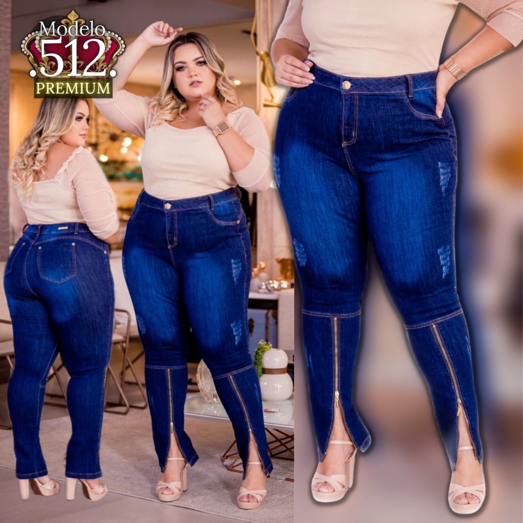 Calça jeans best sale feminina tamanho 50