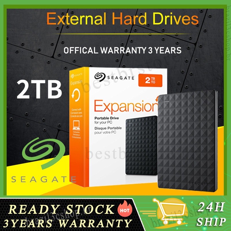 HD Externo 2tb Seagate Portable Unidade De Disco Rígido Externos Usb 3.0