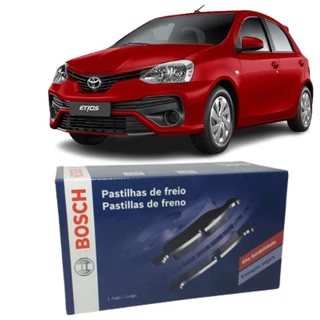 Pastilha De Freio Dianteira Bosch Toyota Etios 2012 2013 2014 2015 2016 2017 2018 2019 2020