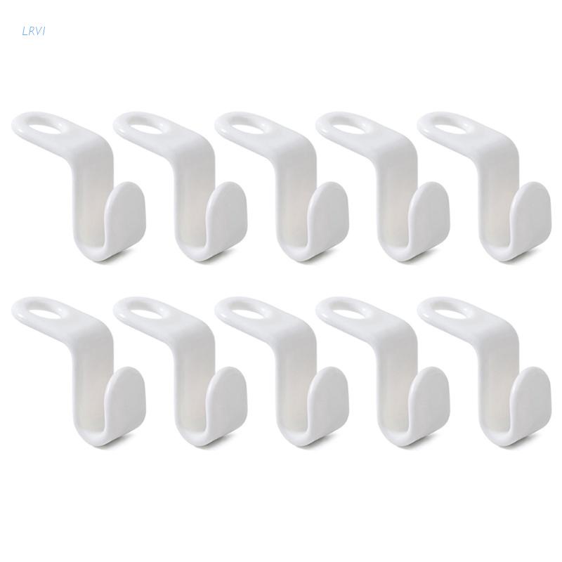 KIt c/10 Ganchos Extensores de Cabide de Roupas Conector