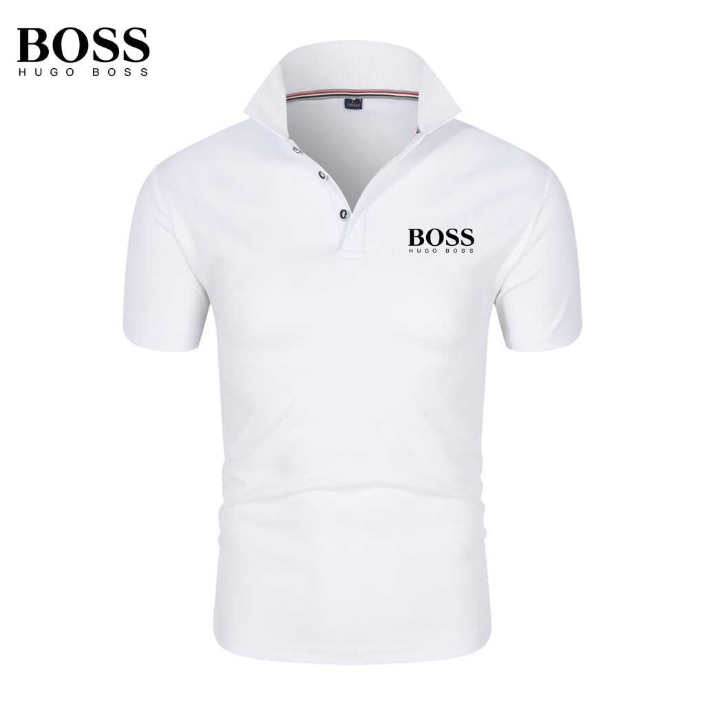 Hugo Boss Camisa Polo Masculina Casual De Alta Qualidade 6 Cores