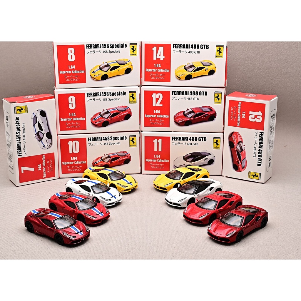 mini Sonho 1 : 64 No . 10 Ferrari 458 Especiale Supercarro Coletor