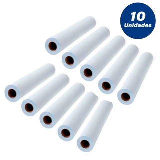Lençol Descartável Papel Hospitalar Maca 50x50 10 Rolos