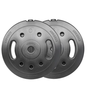 Kit 2 x Anilha em Polietileno - 2kg Total 4 kg