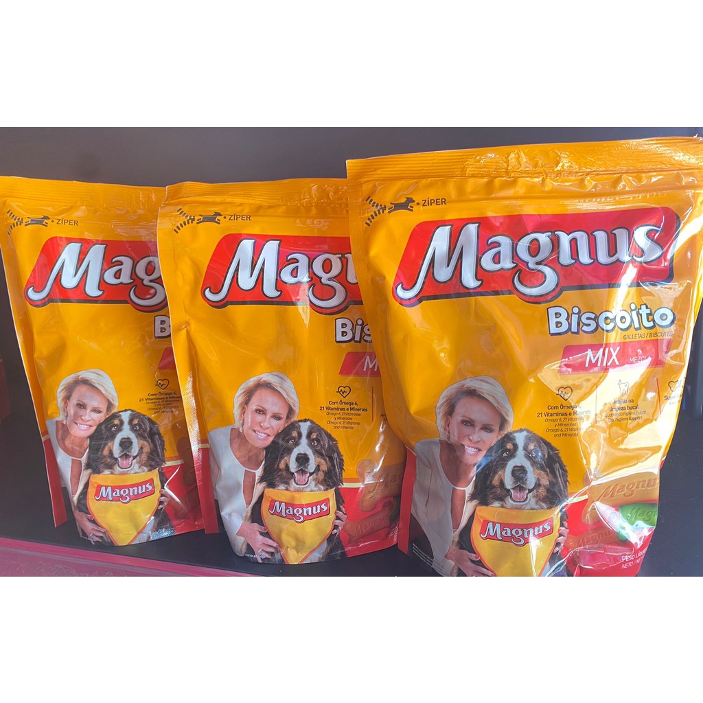 Magnus Biscoito Mix Cães Adultos 500G | Shopee Brasil