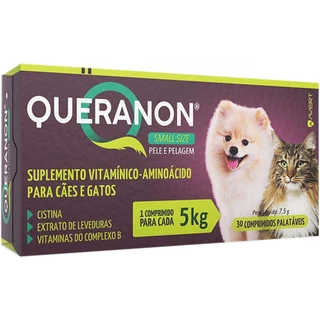Suplemento Vitamínico-Aminoácido Avert Queranon para Cães e Gatos
