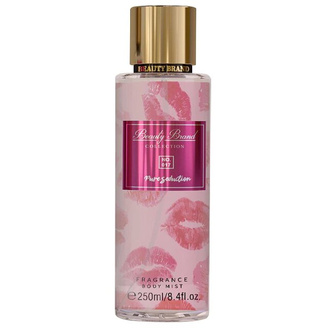 Body Splash Beauty Brand 017 Pure Seduction 250ml Novo a Pronta Entrega
