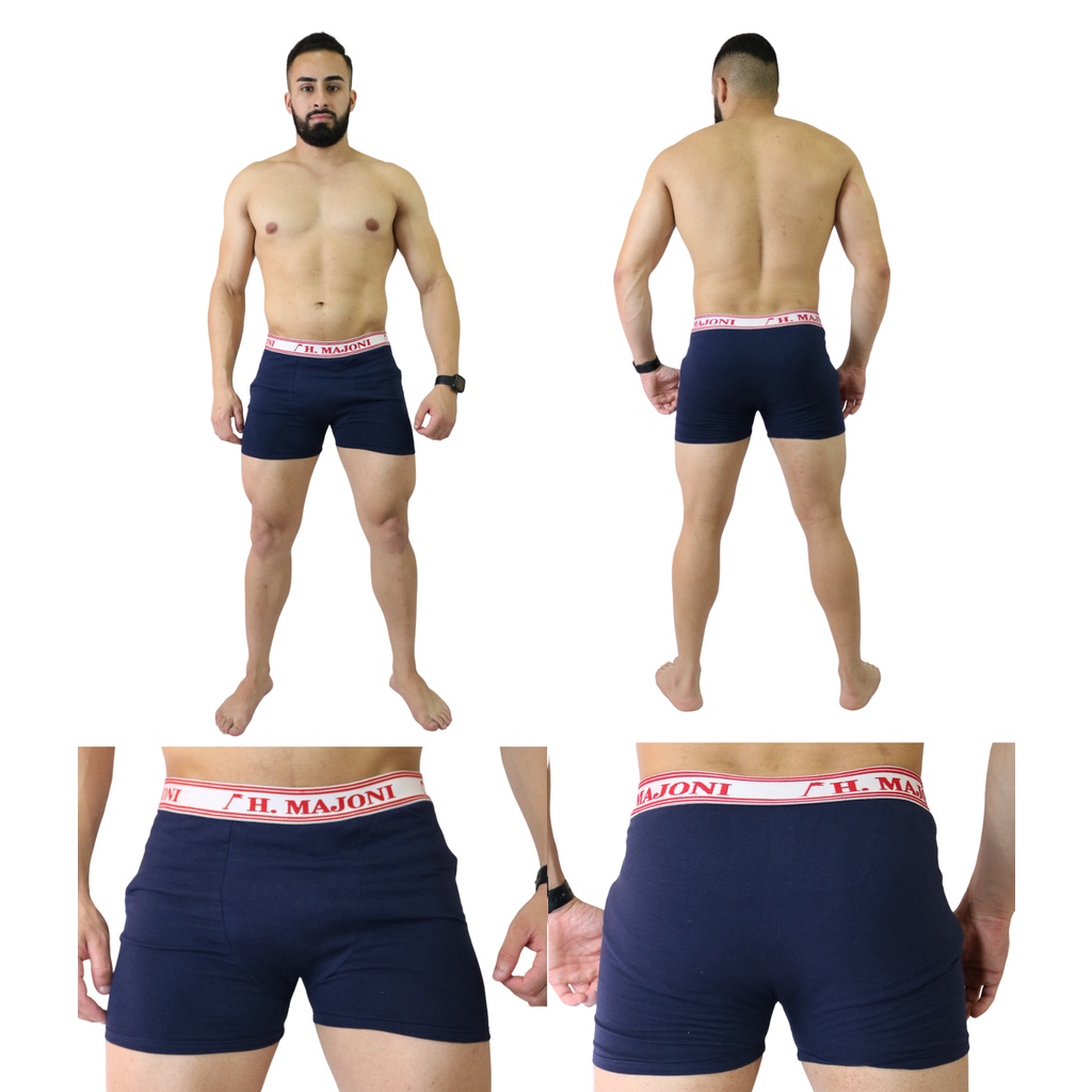 kit 5 cuecas lisas boxers 96 algodÃo confortavel todos os tamanhos p m