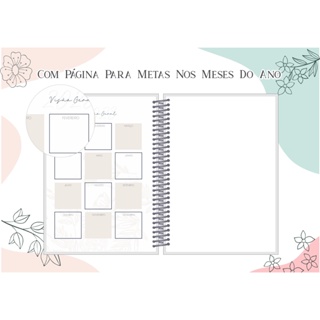 Agenda Personalizada Com Nome Na Capa | Mini Planner | Floral | Shopee ...