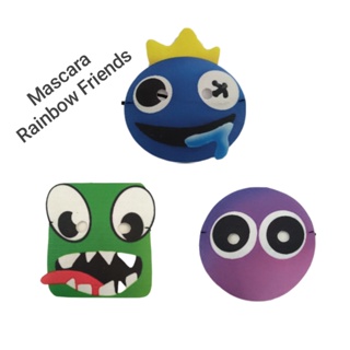 Máscara Babão Azul Infantil Rainbow Friends Roblox