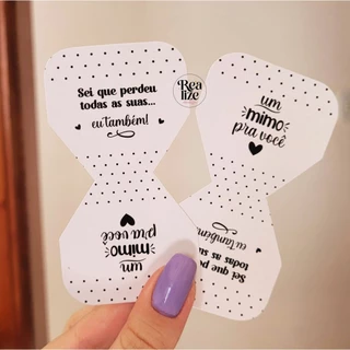 Tag para xuxinha │ Mimo para cliente - 50un