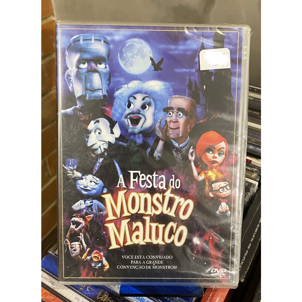 DVD A Festa do Monstro Maluco LACRADO Shopee Brasil