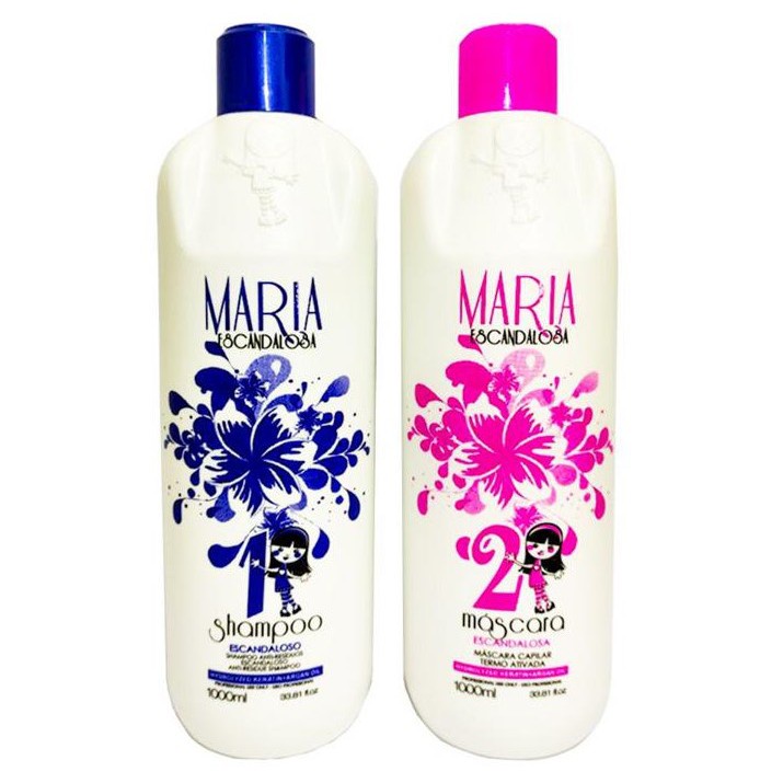 Progressiva 1000ml Progressiva Maria Escandalosa kit 2 Passos | Shopee ...