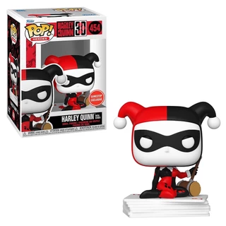FUNKO POP HEROES HARLEY 30TH EXCLUSIVE - HARLEY QUINN WITH CARDS 454 NOVO ORIGINAL em Oferta na Shopee