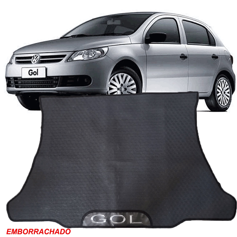 Tapete Porta Malas Gol G5 G6 2008 a 2016 Emborrachado Sob Medida