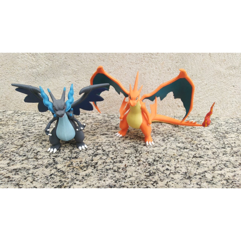 Boneco Mega Charizard articulado Miniatura 7 cm Pokemon