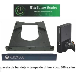 Bandeja Do Drive + tampa da gaveta Xbox 360 Super Slim original